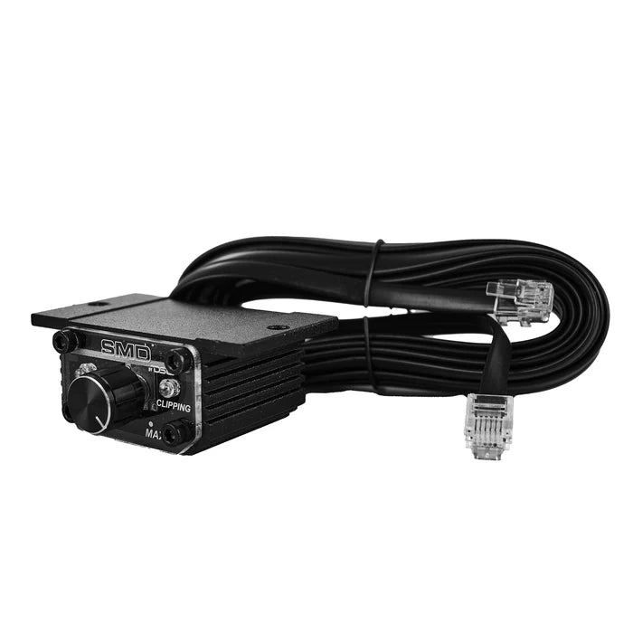 SMD 4-Channel Class AB Amplifier with VM-1 Voltmeter and Digital LED Lights 4 x 500W at 2-Ohm - Steve Meade Designs