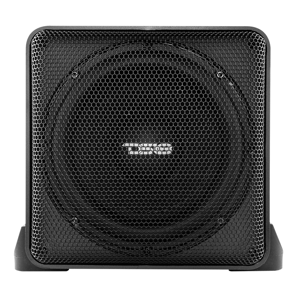 DS18 SQ82 8" Car Audio Subwoofer plus 8" Passive Subwoofer in  High End Aluminum Enclosure 1200 Watts