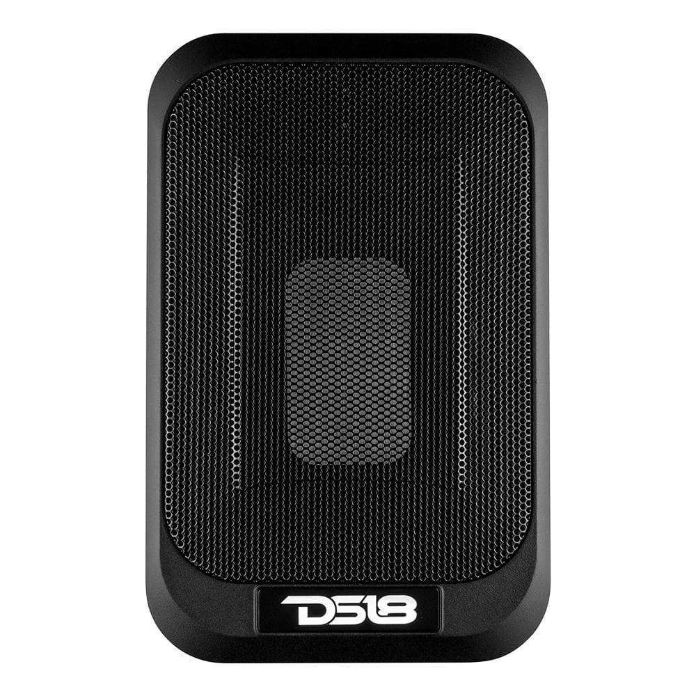 DS18 SQBASSX2 7"x 9" Amplified Under Seat Car Subwoofer with a 4"x 6" Passive Radiator 1200 Watts