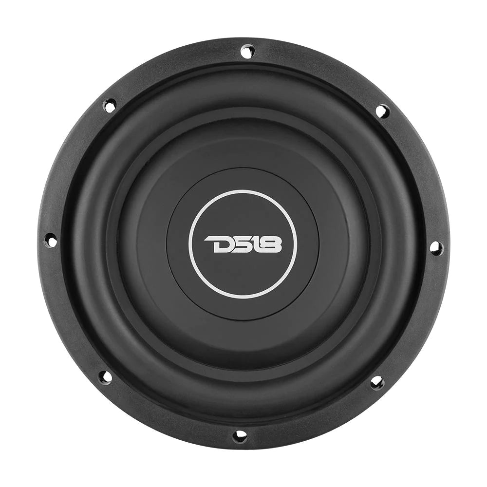 DS18 SRW8.4 8" Car Subwoofer 300 Watts 4-Ohm SVC Shallow Mount