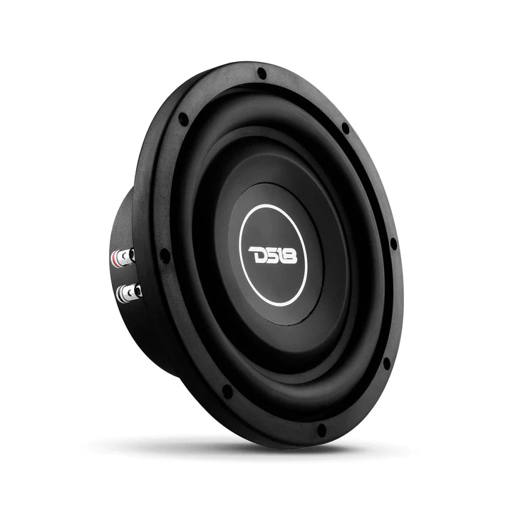 DS18 SRW8.4D 8" Car Subwoofer 300 Watts 4-Ohm DVC Shallow Mount