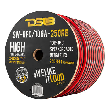 DS18 SW-OFC10GA-250RB OFC 10-GA Speaker Wire 250 Feet