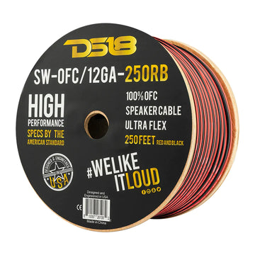 DS18 SW-OFC12GA-250RB OFC 12-GA Speaker Wire 250 Feet