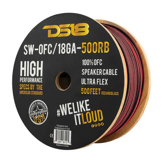 DS18 SW-OFC18GA-500RB OFC 18-GA Speaker Wire 500 Feet