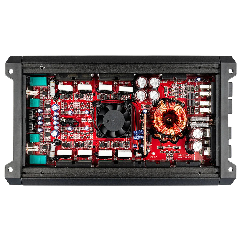 Ds18 sxe-1200.4/bk class a/b 4-channel full-range car amplifier 60 x 4 rms @4 ohm 1200 watts