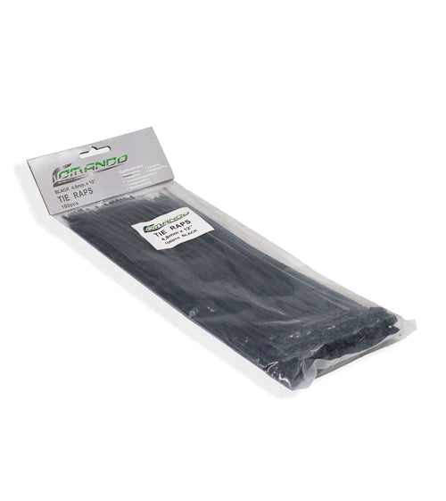 Comando CABLE TIES 4.8MMX12" BLACK