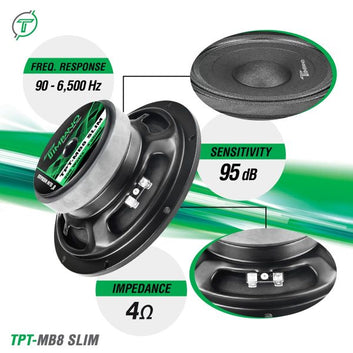 TPT-MB8 SLIM 8” Shallow Midbass Loudspeaker