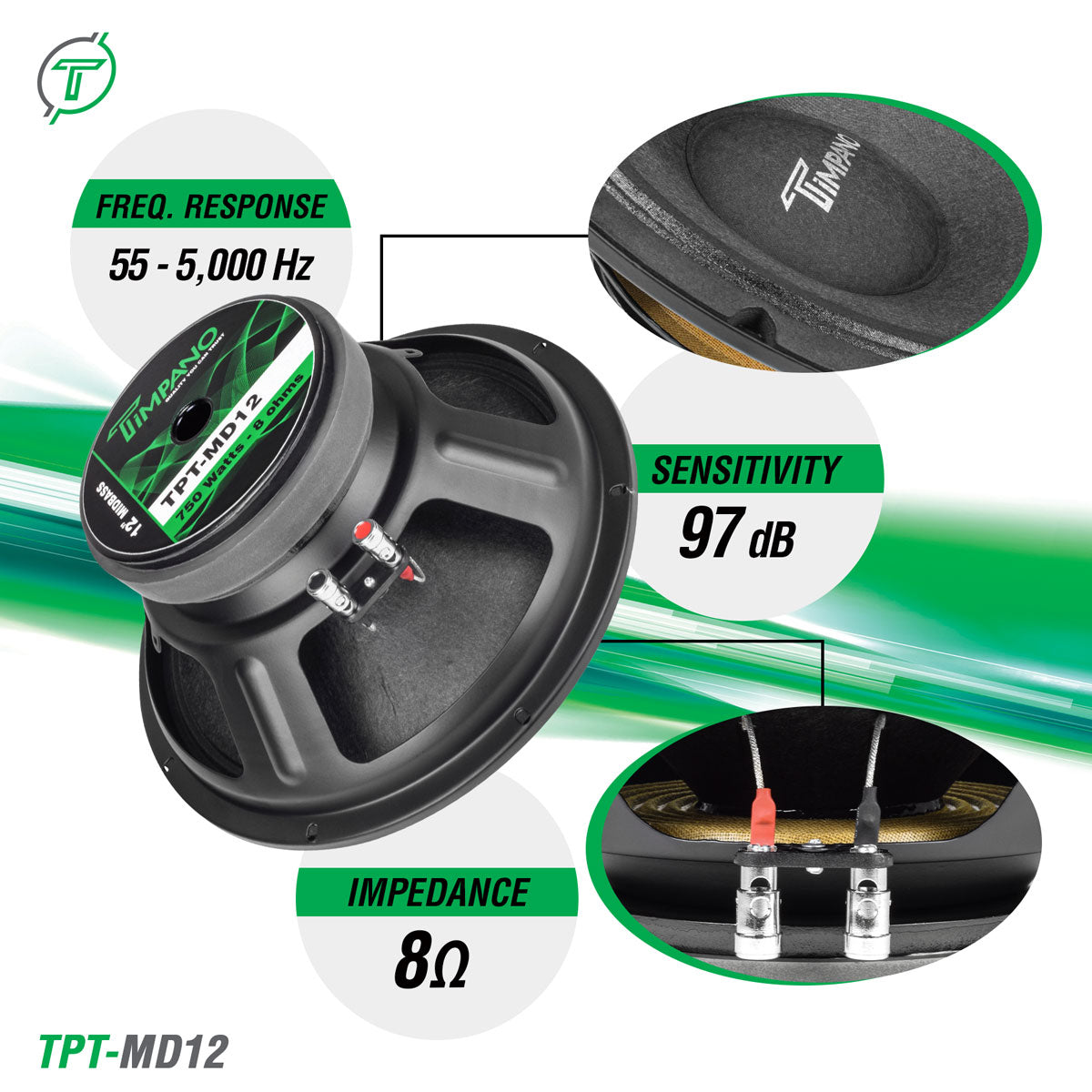 TPT-MD12 – 12? PRO Audio Midbass Speaker