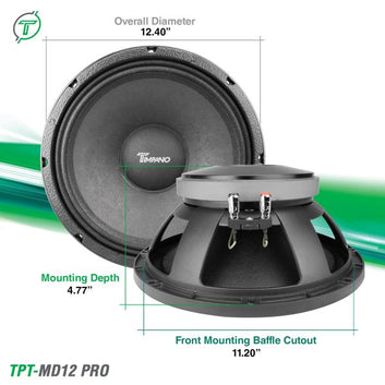 TPT-MD12 PRO – 12? PRO Audio Midrange Loudspeaker