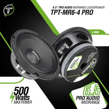 TPT-MR6-4 PRO 6.5” Midrange PRO Audio Loudspeaker 4 Ohm