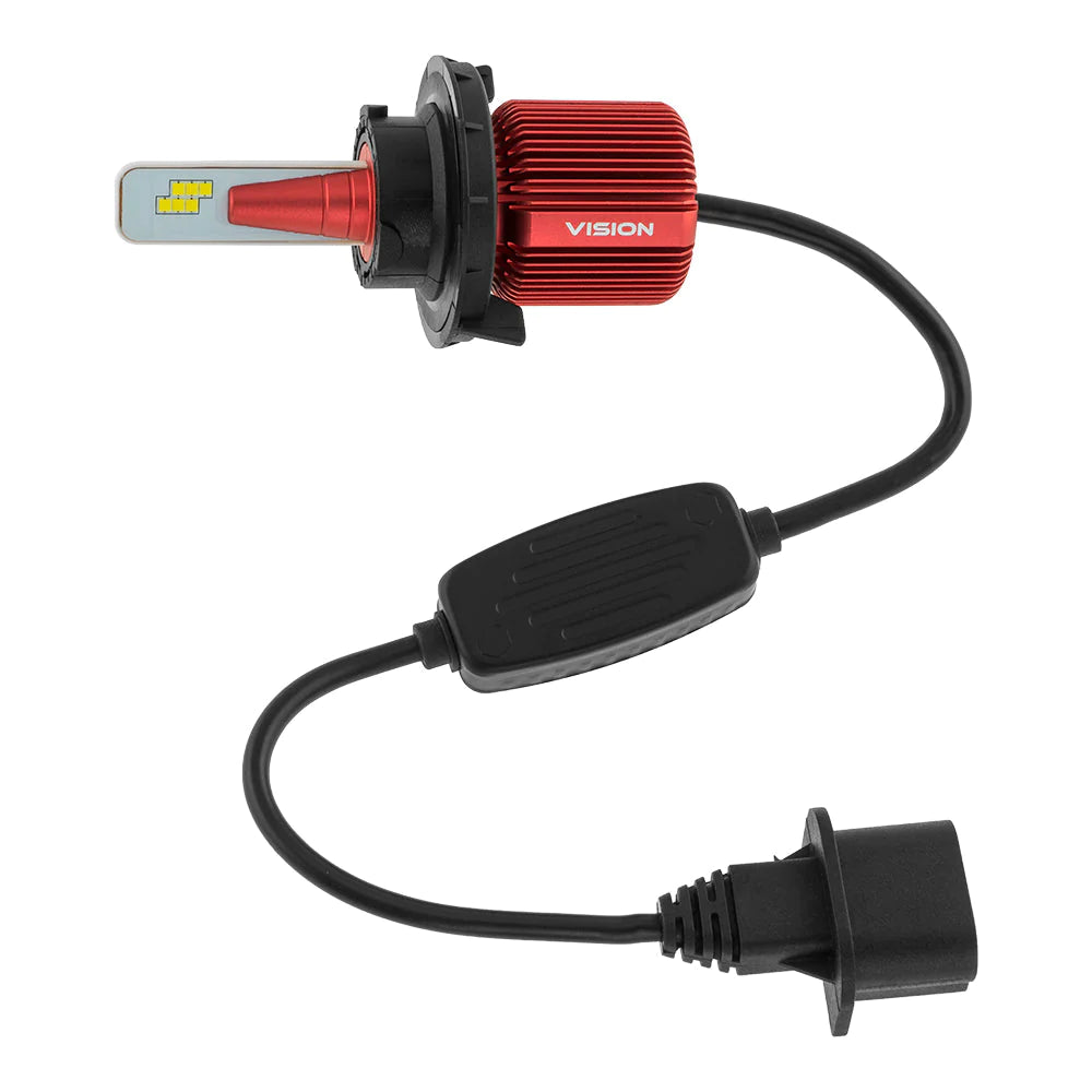 DS18 VJH13 VISION H13 High/Low CSP LED Conversion Kit 6000/White 60 Watts 10,000 Lumens