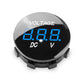 Comando VOLTMETER 6.6V-31V BASE BLACK NUM BLUE