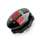 Comando VOLTMETER 6.6V-31V BASE NEGRA NUM ROJO
