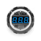 Comando VOLTMETER 6.6V- 31V BASE TRANSPARENTE A NUM BLUE