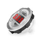 Comando VOLTMETER 6.6V-31V BASE TRANSPARENTE NUM RED