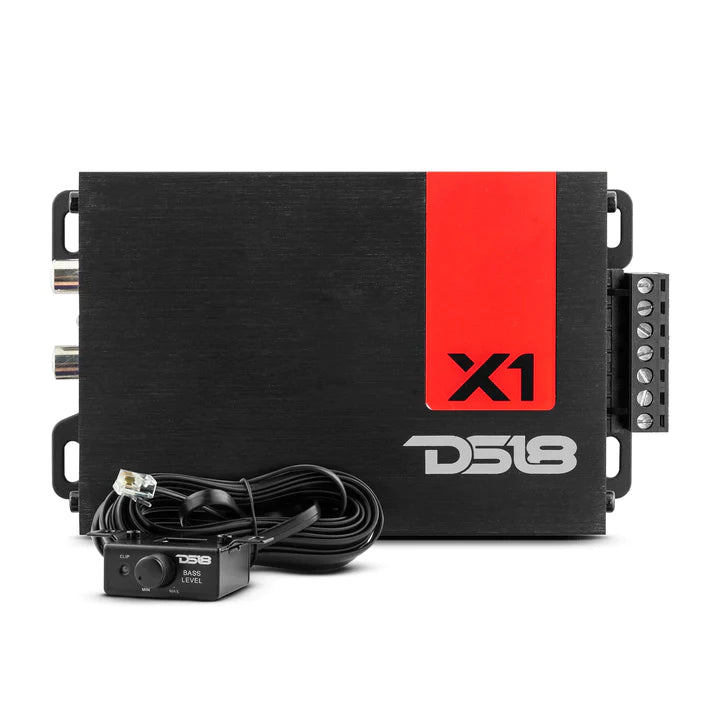 DS18 X1 Ultra Compact Monoblock Class D 1-Channel Car Amplifier 900 Watts