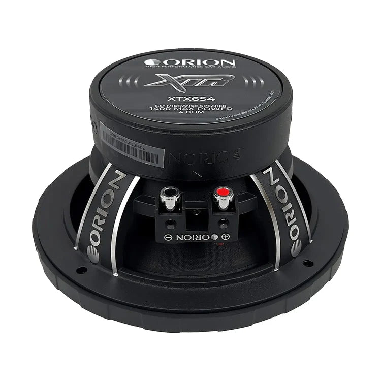 XTX654 ORION 6.5" 4 Ohm High Efficiency Midrange Speakers
