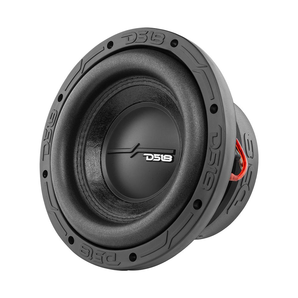 DS18 ZR8.4D 8" Car Subwoofer with 900 Watts 4-Ohm DVC