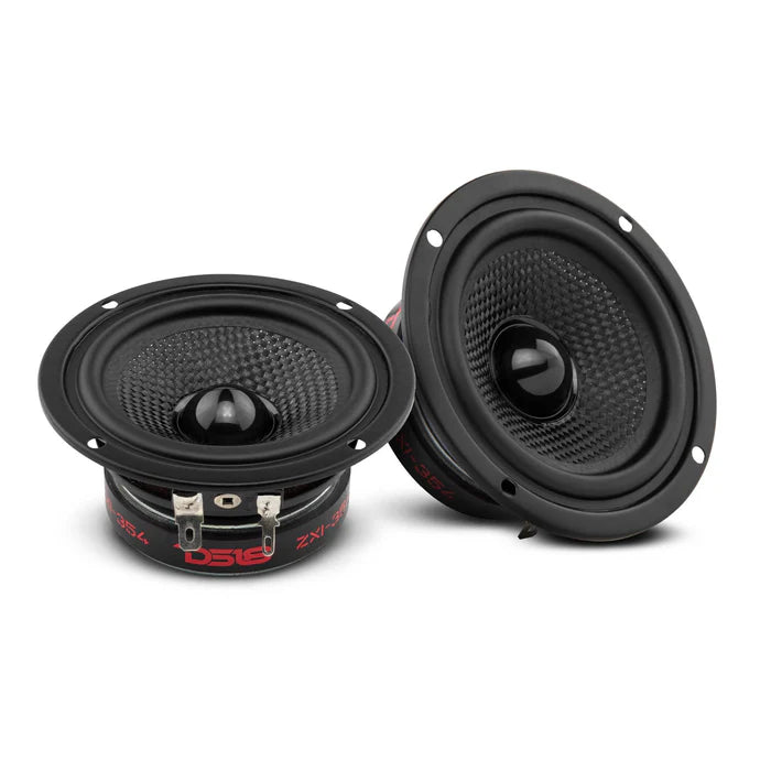 ZXI 3.5" Full-Range Speakers with Kevlar Cone 40 Watts Rms 4-Ohm