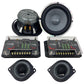 DOWN4SOUND JFX652S - 6.5 INCH 2 WAY CAR AUDIO SPEAKERS - 300W RMS - PAIR