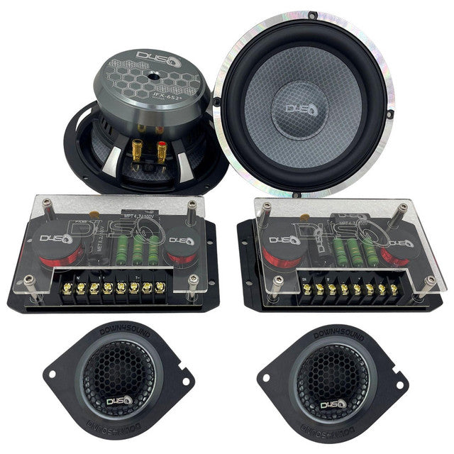 DOWN4SOUND JFX652S - 6.5 INCH 2 WAY CAR AUDIO SPEAKERS - 300W RMS - PAIR