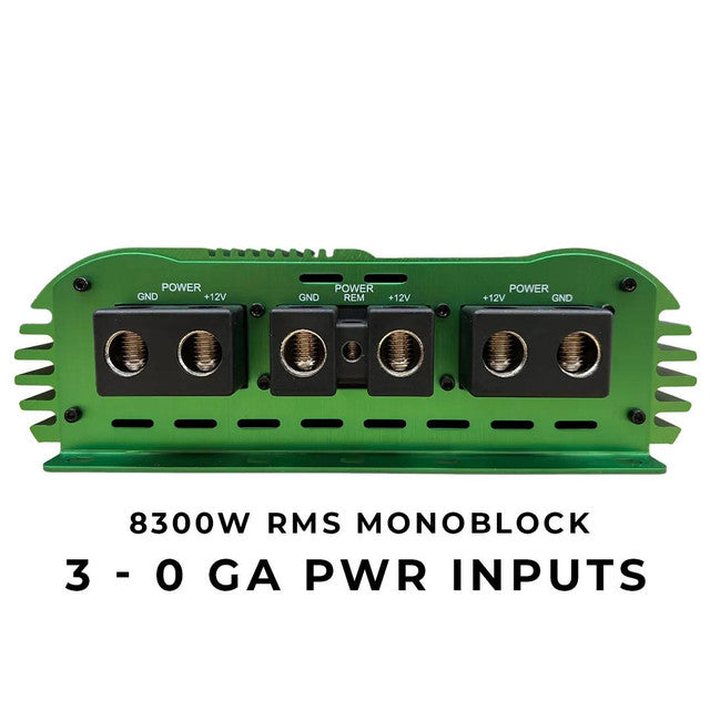 Down4Sound JP83 GREEN | 8300W RMS Amplifier