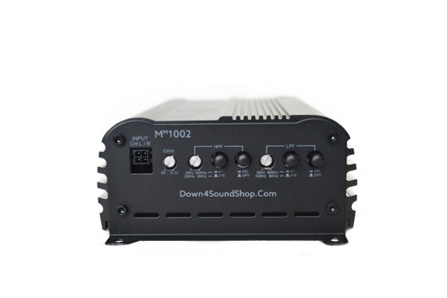 Down4Sound MM1002 (MINI MAXX)  | 350W RMS MINI 2CH Car Audio Amplifier
