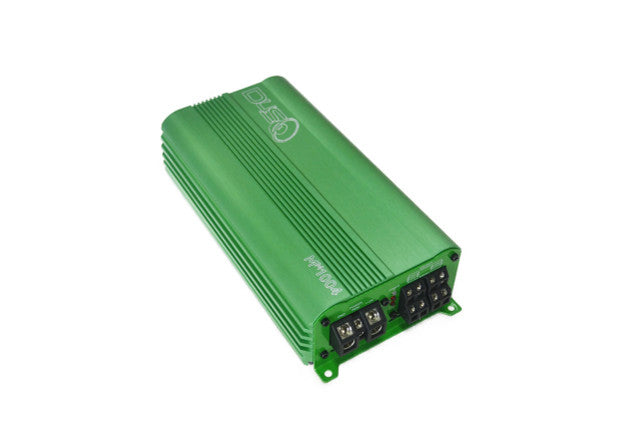 Green Down4sound mm1004 (mini maxx) 700w rms mini 4 ch car audio amplifier