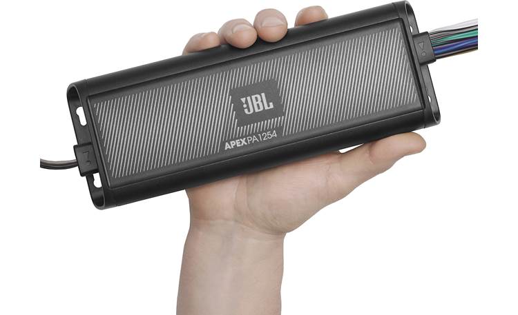 JBL Apex PA1254 Compact 4-channel powersports amplifier — 75 watts RMS x 4