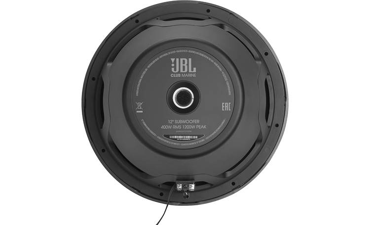 JBL Club Marine 12 Club Marine Series 12" 4-ohm marine subwoofer with built-in RGB LED lighting