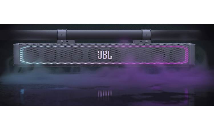 JBL Rally Bar Powered 21" Bluetooth® 8-speaker sound bar with LED lighting