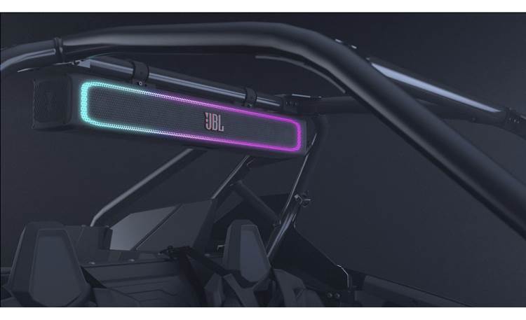 JBL Rally Bar Powered 21" Bluetooth® 8-speaker sound bar with LED lighting