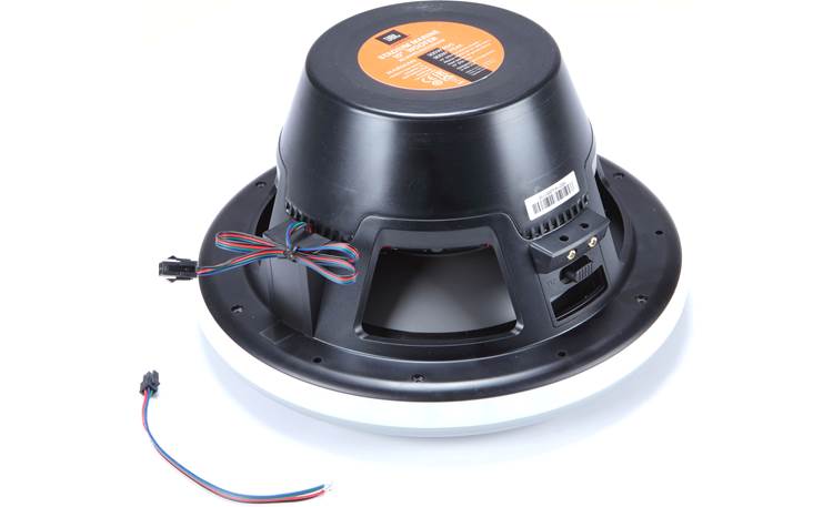 JBL Stadium Marine 102 Stadium Marine Series 10" subwoofer with built-in RGB LED lighting — switchable 2- or 4-ohm impedance (Gray)