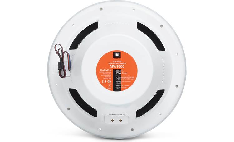 JBL STADIUM MW1000AM Stadium Series 10" marine subwoofer with RGB LED lighting (White)
