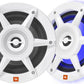 JBL STADIUM MW6520AM Stadium Series 6-1/2" 2-way marine speakers with RGB LED lighting (White)