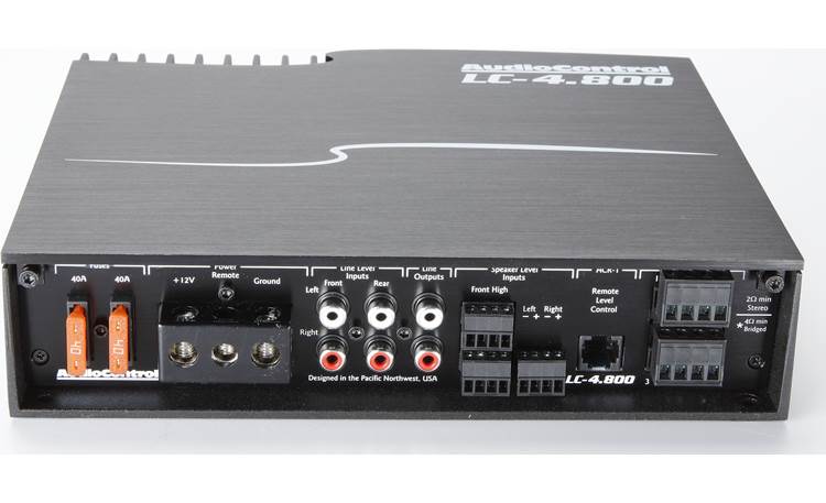 AudioControl LC-4.800 4-channel car amplifier — 125 watts RMS x 4