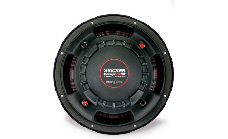 KICKER CompVR 10-Inch (25cm) Subwoofer, DVC, 4-Ohm, 350W
