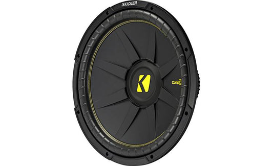 KICKER CompC 15-Inch (38cm) Subwoofer, SVC, 4-Ohm, 600W