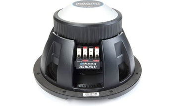 KICKER  CompQ 12-Inch (30cm) Subwoofer, DVC, 4-Ohm, 850W