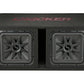 KICKER L7R 12-Inch (30cm) Dual Subwoofers in the CWR Style Vented Enclosure, 2-Ohm, 1200W