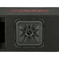 KICKER L7R 10-Inch (25cm) Subwoofer in a Trapezoidal Vented Enclosure, 2-Ohm, 500W