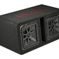 KICKER L7R 12-Inch (30cm) Dual Subwoofers in the CWR Style Vented Enclosure, 2-Ohm, 1200W