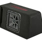 KICKER L7R 12-Inch (30cm) Subwoofer in a Trapezoidal Vented Enclosure, 2-Ohm, 600W