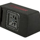 KICKER L7R 10-Inch (25cm) Subwoofer in a Trapezoidal Vented Enclosure, 2-Ohm, 500W