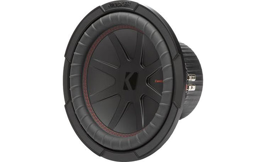 KICKER CompR 10-Inch (25cm) Subwoofer, DVC, 2-Ohm, 400W