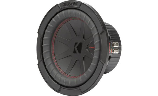 KICKER CompR 8-Inch (20cm) Subwoofer, DVC, 2-Ohm, 300W