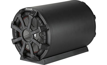 KICKER  TB 10-Inch (25cm) Subwoofer and Passive Radiator in  Weather-Proof Enclosure, 4-Ohm, 400W
