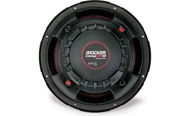 KICKER CompVR 10-Inch (25cm) Subwoofer, DVC, 2-Ohm, 350W