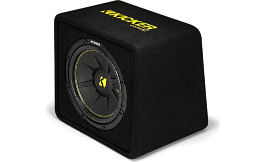 KICKER CompC 12-Inch (30cm) Sub in Vented Enclosure,  4-Ohm, 300W