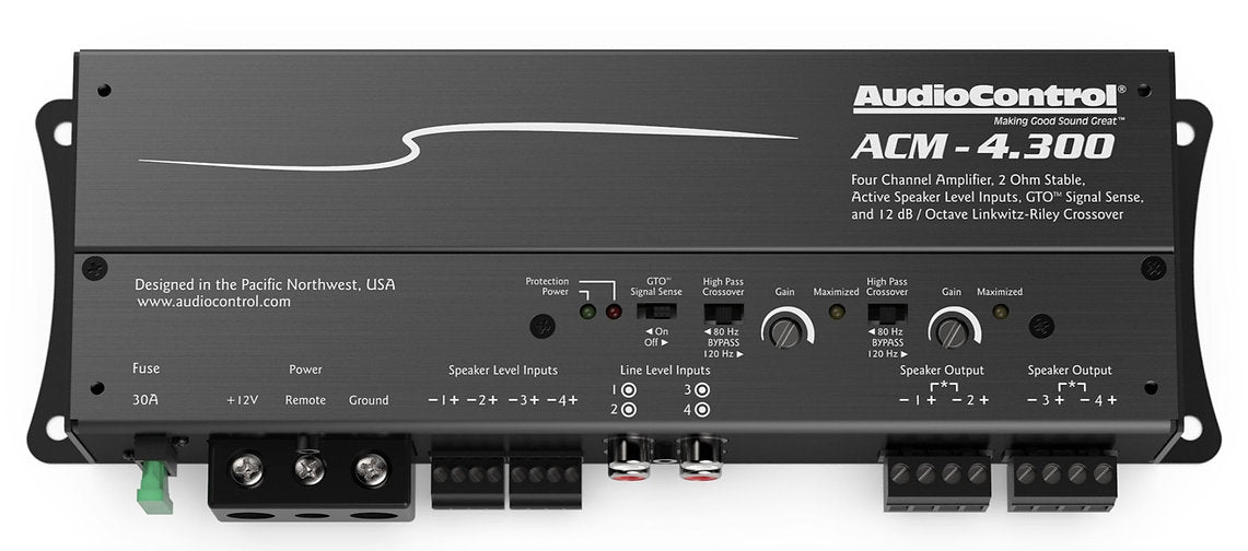 Audio Control ACM-4.300 4-Channel Micro Amplifier